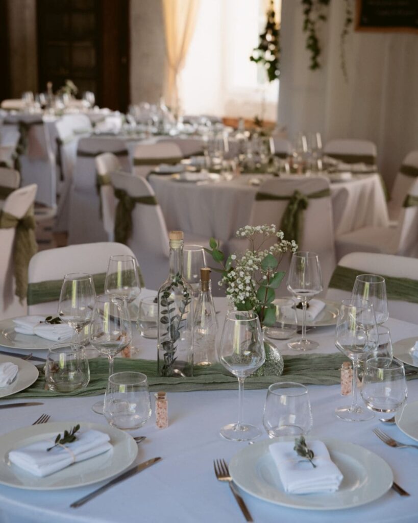 Centres de table élégants créés par un décorateur de mariage